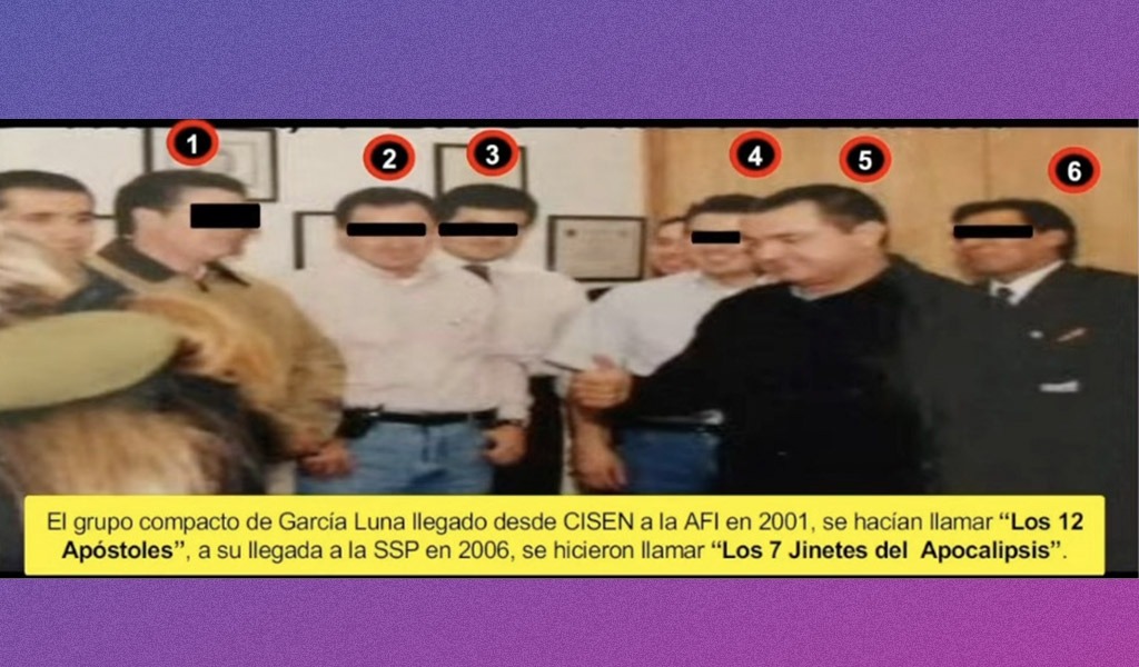 Así era la estructura de García Luna en Seguridad Pública