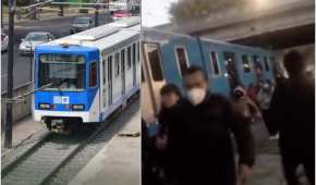 Decenas de pasajeros fueron desalojados del Tren Ligero tras las fallas