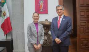 Claudia Sheinbaum y Américo Villarreal, ahora gobernador de Tamaulipas