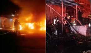 El incendio consumió alrededor de 30 locales comerciales en Circunvalación
