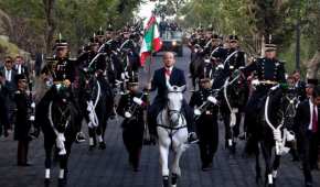 El expresidente recriminó a AMLO que este año no realizara el evento en Chapultepec.