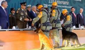 El gobierno reconoció las acciones que llevaron a cabo los caninos de la Sedena en Turquía