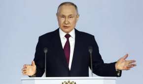 El líder de Rusia mencionó que su país es "invencible" en el campo de batalla