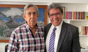 El senador Monreal, compartió una imagen de una reunión con Cuauhtémoc Cárdenas