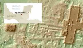 Este yacimiento de Aguada Fénix, que se encuentra cerca de la frontera con Guatemala