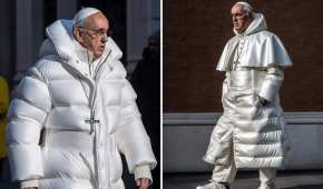 El fin de semana se difundieron una serie de imágenes en las que se vio al pontífice con un look 'renovado'