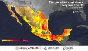 La Conagua alerta que habrá altas temperaturas en varios puntos del país
