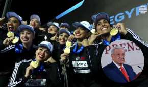 El equipo de nado sincronizado mexicano obtuvo la medalla de oro en el Mundial de Natación Artística