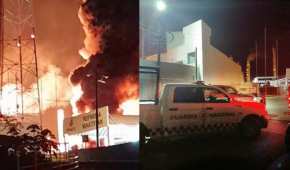 El incendio fue atendido por Protección Civil estatal y la Guardia Nacional