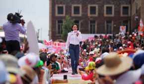 La candidata del PRI cerró campaña en el centro de Toluca
