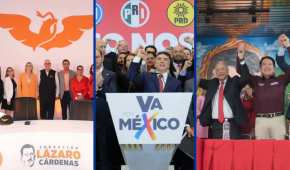 Va Por México, Morena y Movimiento Ciudadano ya adelantaron como irán definiendo a sus candidatos