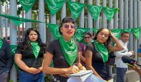 El colectivo feminista pide al congreso que legislen conforme a derecho