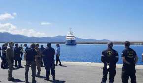 Fue uno de los 3 barcos que ayudó al rescate de migrantes en Grecia