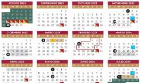 El calendario escolar 2023.2024 incluye dos periodos vacacionales