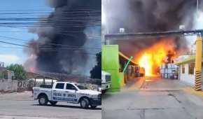 A los trabajos se han sumado bomberos de La Paz, Chimalhuacán, Chicoloapan y Texcoco