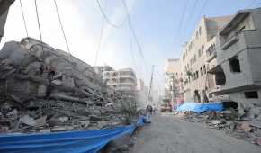 Decenas de edificios han sido derrumbados por los ataques Israelíes