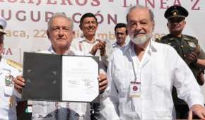 López Obrador detalló que se llegó a un acuerdo en “buenos términos" con Carlos Slim