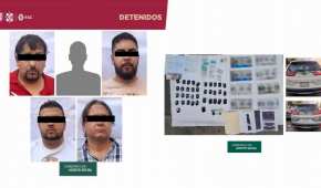Los implicados confesaron pertenecen a un grupo delictivo del estado de Jalisco