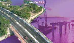 El puente tiene el objetivo de mejorar el tránsito hacia la zona turística de Cancún