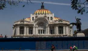 Para este miércoles 6 de marzo, ya amanecieron vallados sitios como el Palacio de Bellas Artes