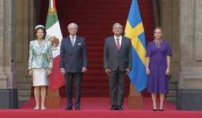 AMLO recibió a los reyes Carlos XVI Gustavo y Silvia de Suecia