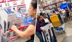 Difundieron imágenes de personas comprando ventiladores
