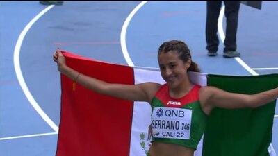 Además de la medalla, es la mejor marca que ha tenido la mexicana