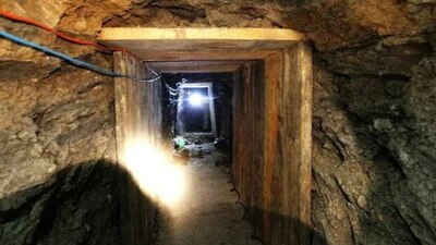 Las autoridades indicaron que a través de los túneles se trafica además de drogas, personas y armas.