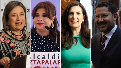 Los aspirantes buscan desde hace un año la candidatura para contender por la capital mexicana