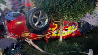 El accidente se registró la noche de este lunes