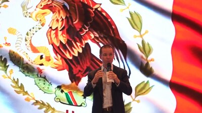 El candidato del PAN habló ante candidatos de Movimiento Ciudadano