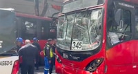 Choque entre 2 unidades del Metrobús deja 16 personas lesionadas sobre Insurgentes Sur