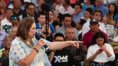 La senadora indicó que está enfocada en el proceso interno del Frente Amplio por México