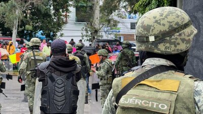 A los detenidos se les aseguraron armas de uso exclusivo del Ejército