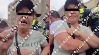 “Soy ‘ratera’ de años y me conocen”: presunta ‘carterista’ al ser detenida por policías en la CDMX