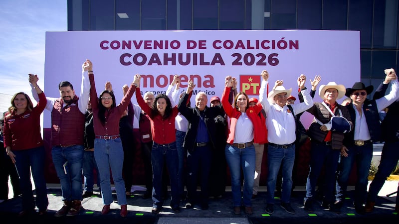 Morena y PT van juntos en Coahuila este 2026; PVEM va solo en la elección local