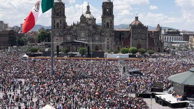 Este sábado la multitudinaria congregación fue muestra de la diversidad en México