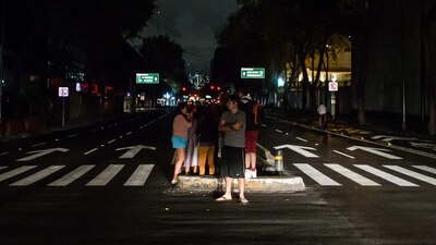Capitalinos abandonaron sus casas y salieron a la calle durante el sismo