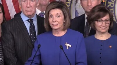 La líder demócrata en la Cámara de Representantes aseguró que este tratado es mucho mejor que lo presentado por Trump