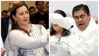 Martha Erika Alonso (ganadora) y Miguel Barbosa disputaron la gubernatura estatal