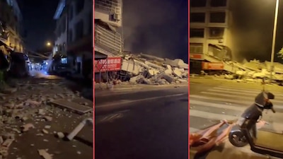 VIDEO: Así se vivió el sismo en China de 5.2, que dejó edificios colapsados