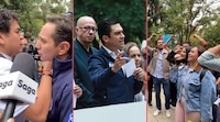 “¡Fuera el PAN!”: trabajadores del IMSS rechazan a Jorge Romero y lo acusan de oportunista
