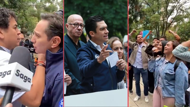 “¡Fuera el PAN!”: trabajadores del IMSS rechazan a Jorge Romero y lo acusan de oportunista