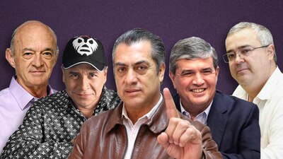 Jaime Rodríguez Calderón (centro) cuenta con un grupo de empresarios que lo quieren ver como presidente