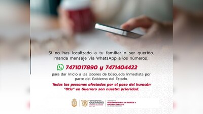 Los dio a conocer la gobernadora de Guerrero