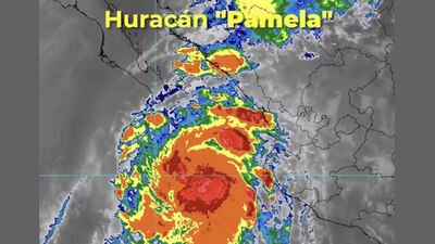 El huracán también generará lluvias aisladas en Aguascalientes, Campeche y Estado de México