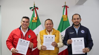 El PRI postulará a 14 candidatos para la primera fórmula, el PAN a 13 y el PRD a 3