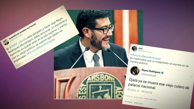 La cuenta del magistrado fue eliminada tras la polémica.