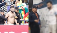 Aficionado iraquí burla valla y entra a la cancha en pleno festejo de Irak, tras derrotar a Bolivia