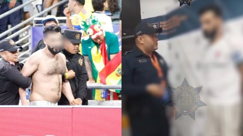 Aficionado iraquí burla valla y entra a la cancha en pleno festejo de Irak, tras derrotar a Bolivia